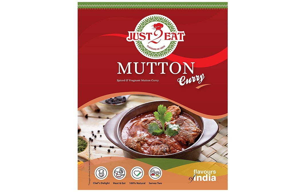 Just2Eat Mutton Curry    Box  280 grams
